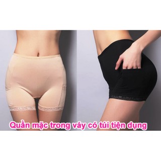 Thái Lan - Quần thun mặc trong váy có túi 2 bên hông tiện lợi