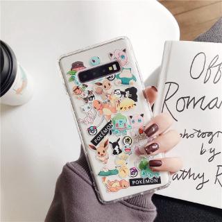 Ốp điện thoại Chất Liệu TPU Hình Pokemon Dễ Thương Cho Samsung S9 Plus S8 S10 Samsung Note 10 Pro Note 8 9