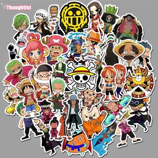 Set 50 Miếng Dán Trang Trí Họa Tiết Hoạt Hình Anime