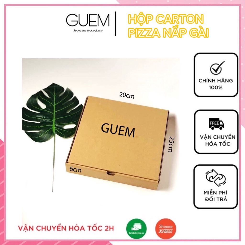 【HỘP CARTON】Hộp carton 25x20x6 cm nắp gài (ảnh thật) đóng hàng, Đóng quần áo,...