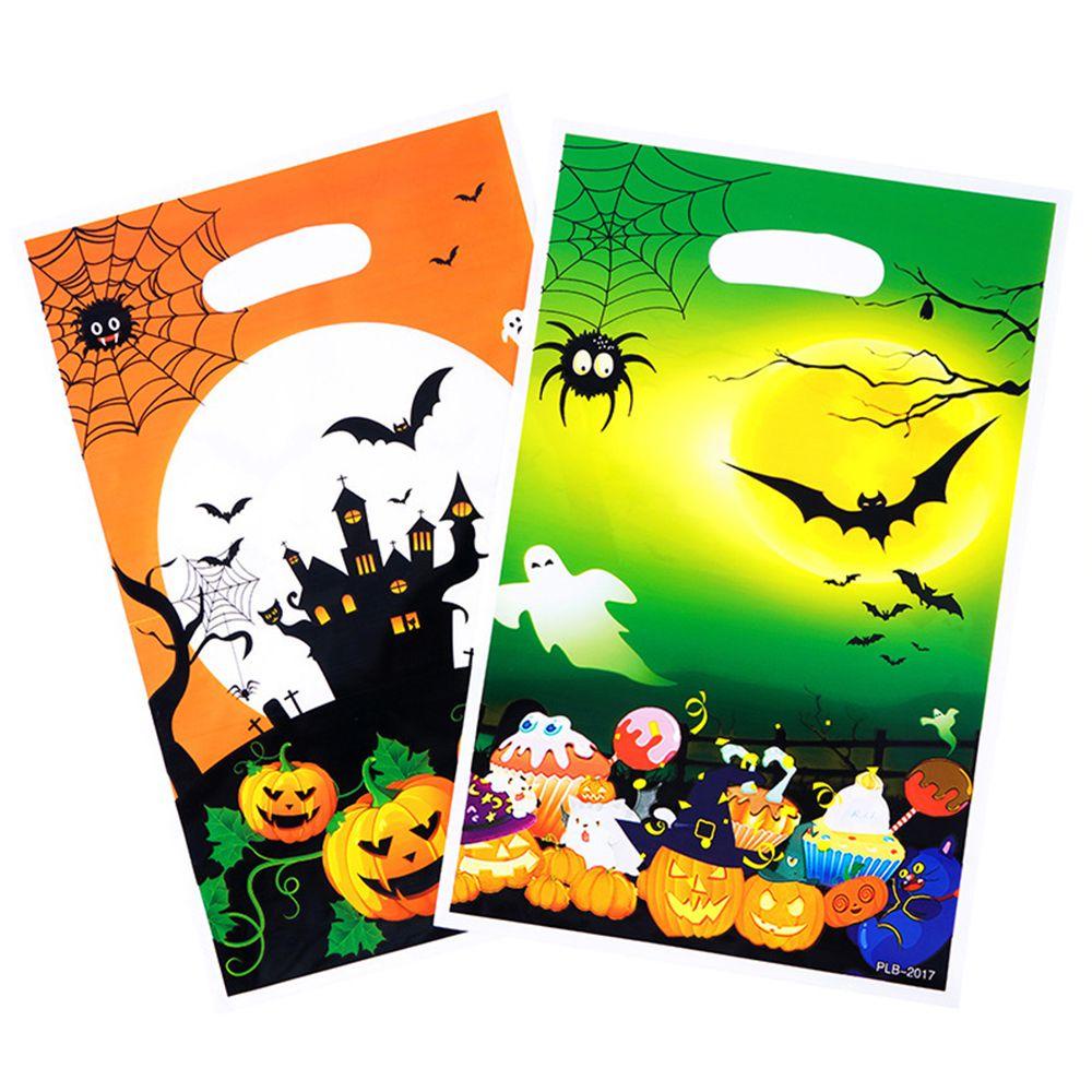 Bộ 30 Túi Nhựa Đựng Bánh Kẹo Phong Cách Halloween