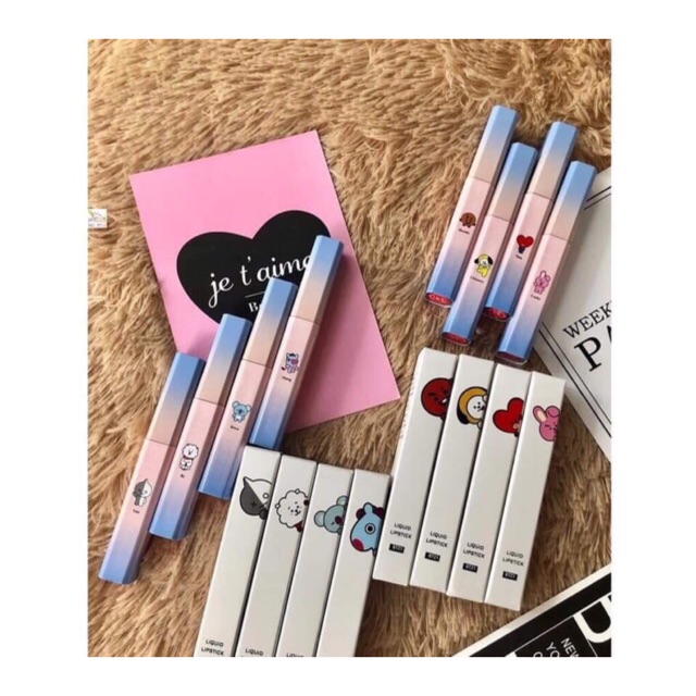 MUA 1 TẶNG 2 CARD BTS - Son bt21 giá hủy diệt