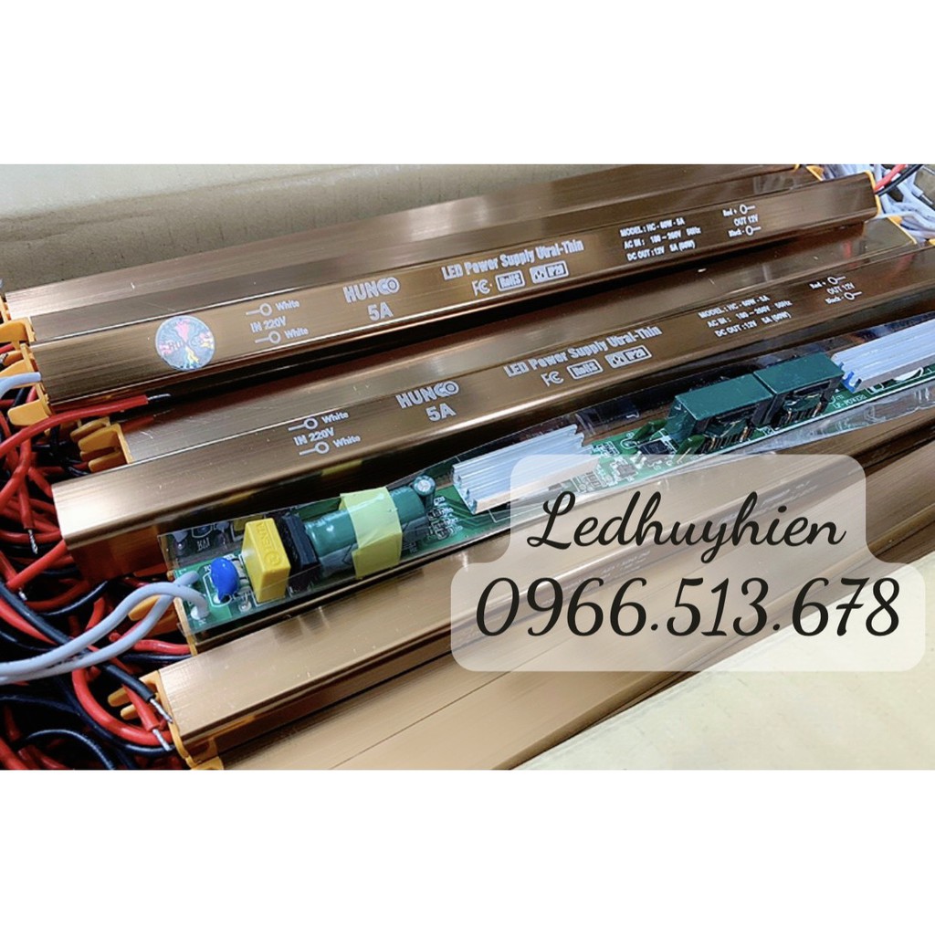 Nguồn đũa 12V2A, 12V3A, 12V4A, 12V5A hunco, nguồn Led 12V 2A, 12V 3A, 12V 4A, 12V 5a tranh điện hunco