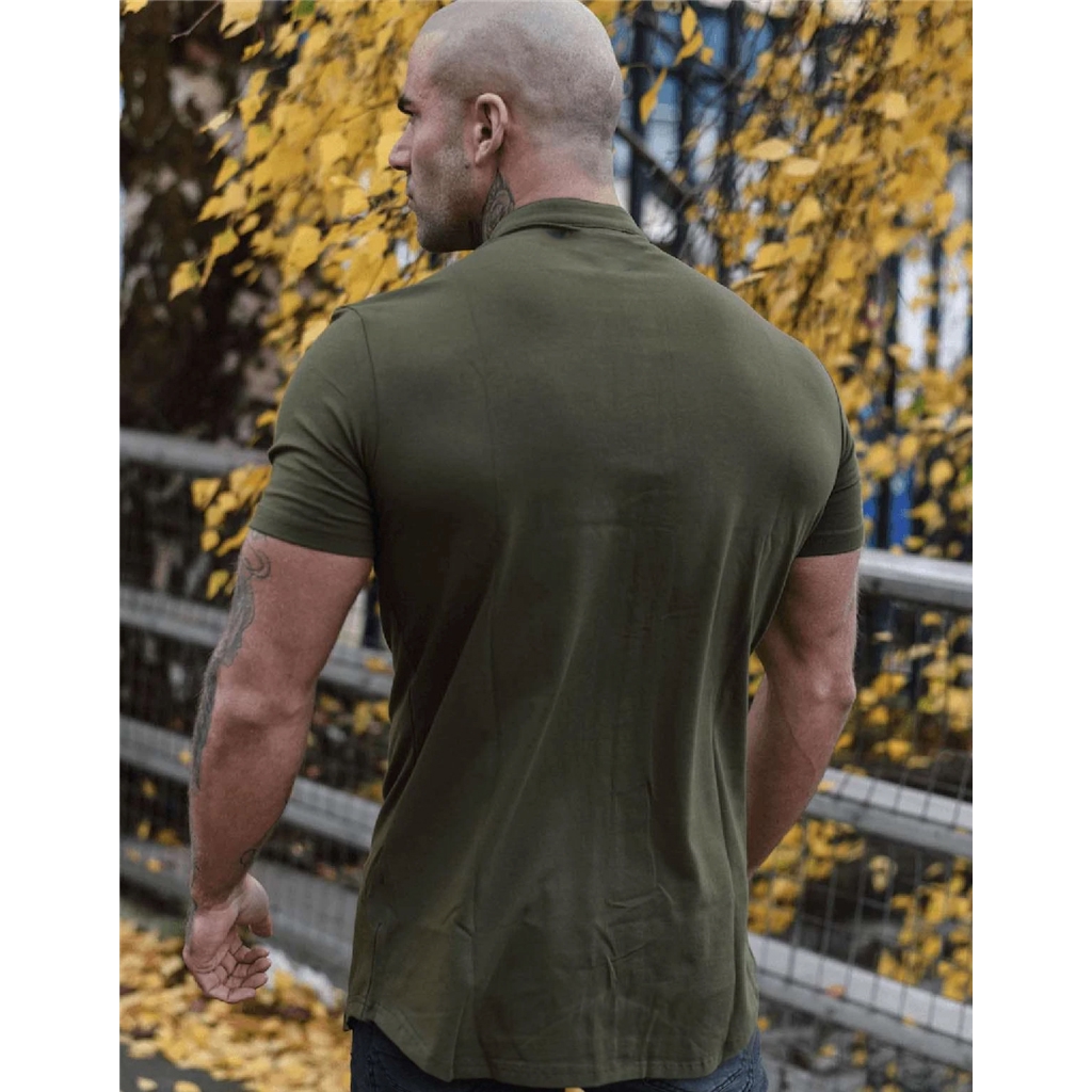 Áo sơ mi ngắn tay thoáng khí phong cách thể thao thời trang cho nam