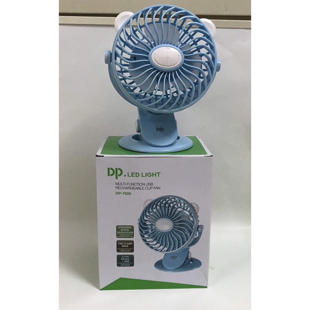 Quạt kẹp xe đẩy DP-7608 [mẫu mới] QUATKEP01) | Shopee Việt Nam