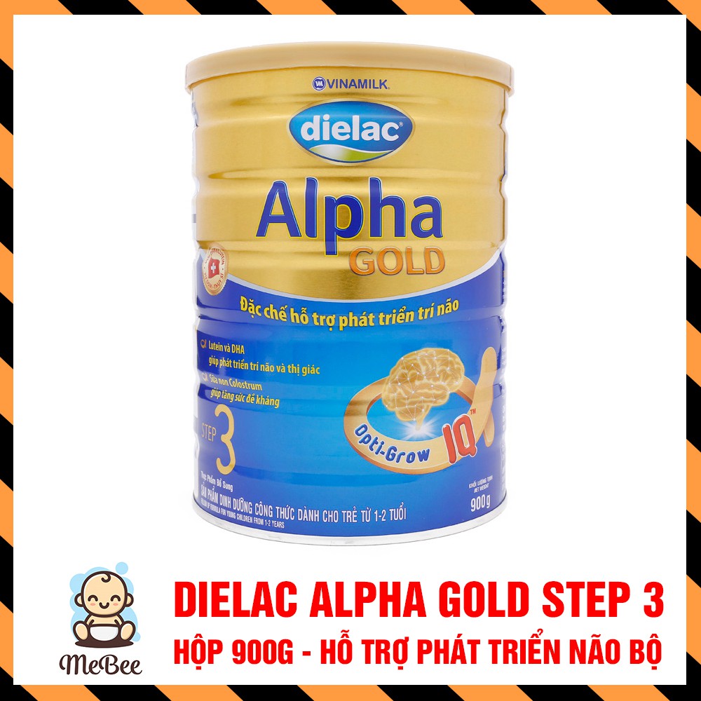 Sữa bột Dielac Alpha gold step 3 900g Date 2020
