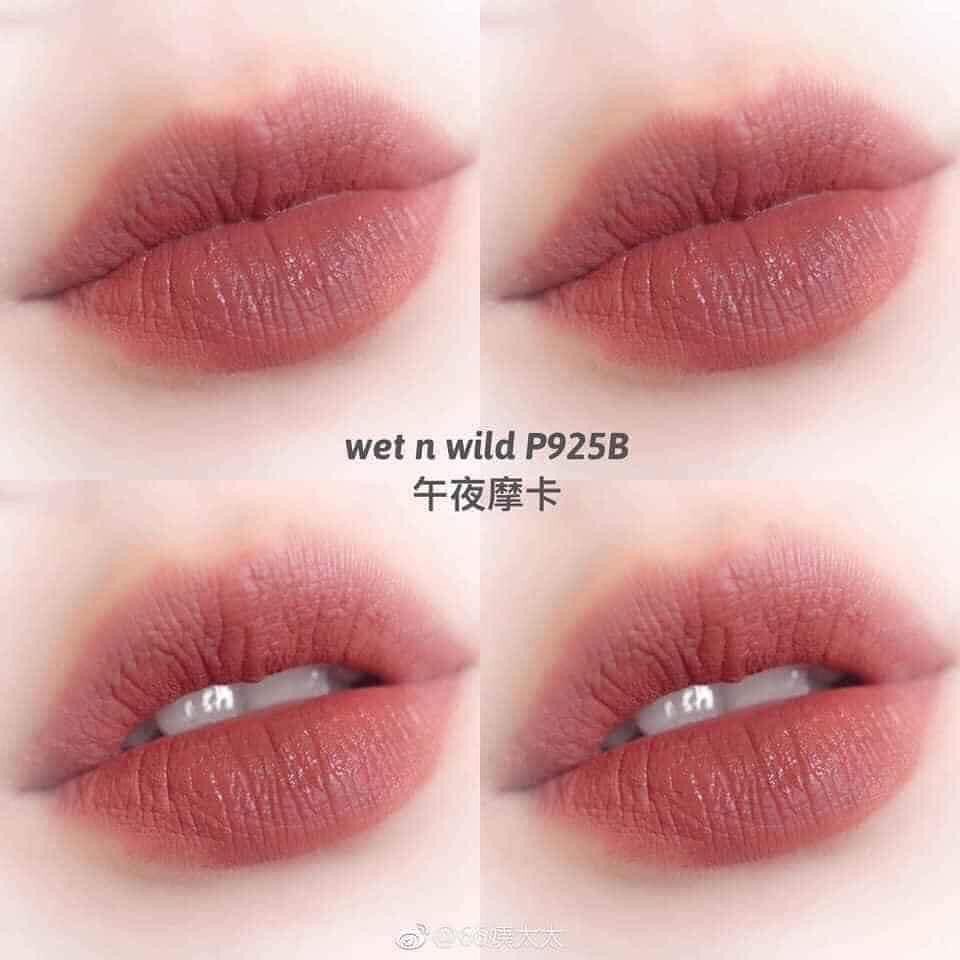 Wet N Wild Give Me Mocha - Son Kem Lì Màu Hồng Đất