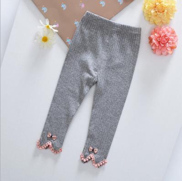 Quần legging nơ cho bé