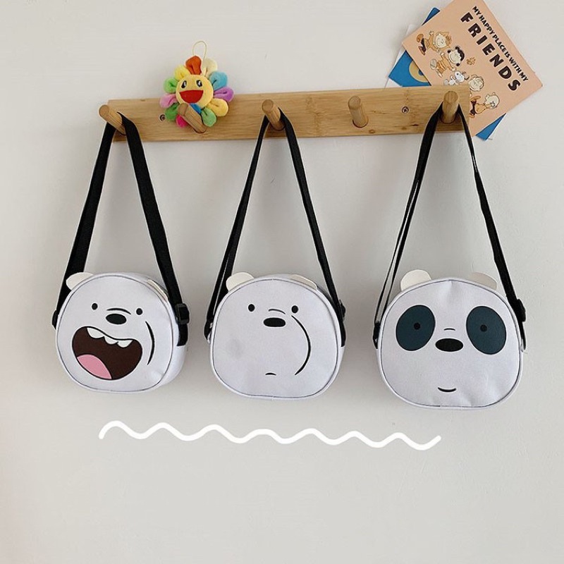 Túi mini đeo chéo WE BARE BEAR chúng tôi là gấu siêu cute