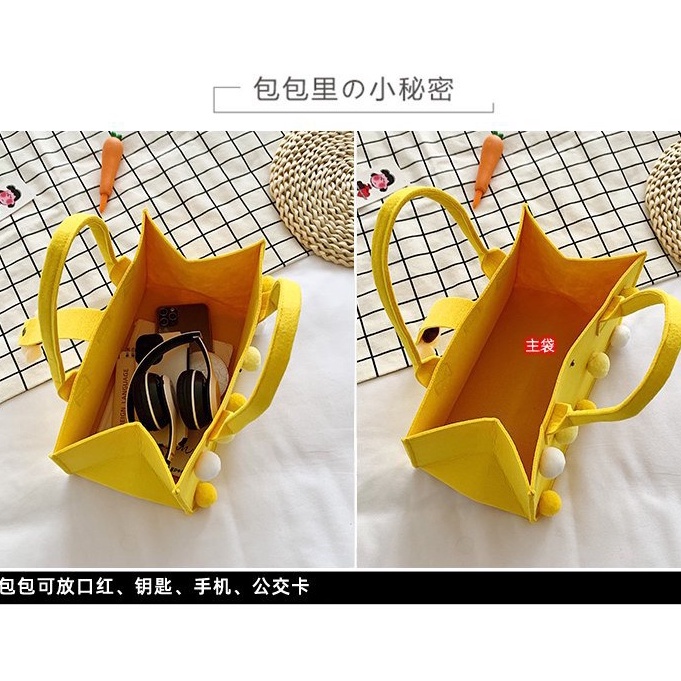 Túi Xách Tote Họa Tiết Hoạt Hình Phong Cách Nhật Bản Đáng Yêu