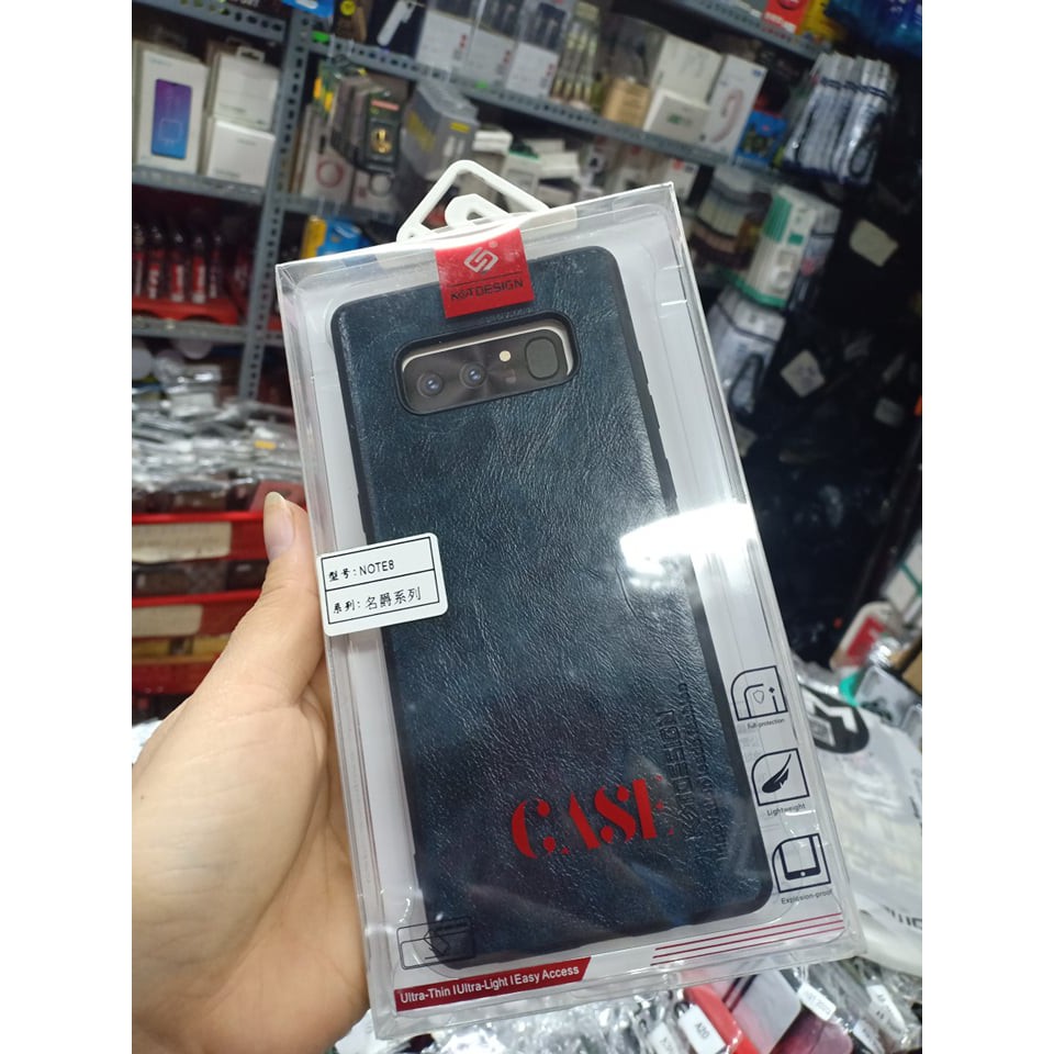 Ốp lưng da KTS cho Samsung Galaxy Note 8