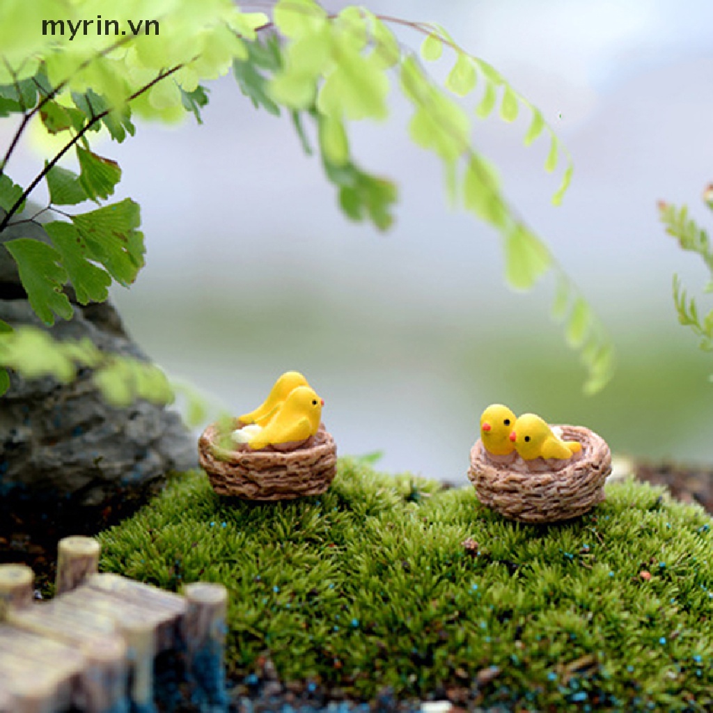 Tổ Chim Mini Trang Trí Tiểu Cảnh