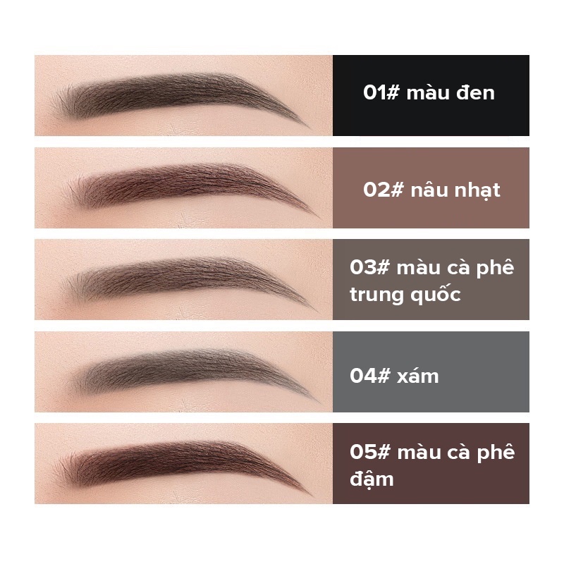 Chì kẻ lông mày IMAGES Mmz025 hai đầu xoay chống nước