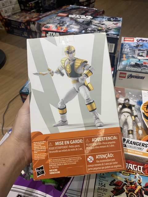 Mô hình Hasbro chính hãng - White Ranger Mighty Morphin