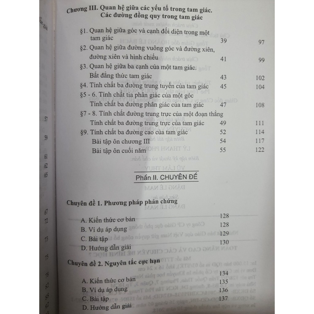 Sách - Toán nâng cao & Các chuyên đề Hình học 7