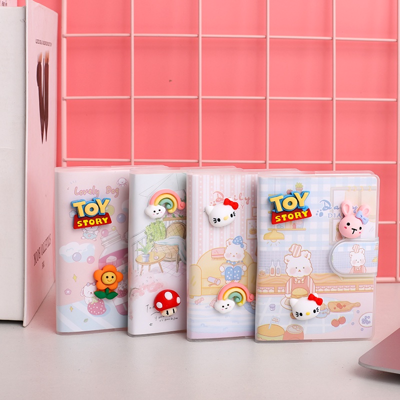 Sổ Tay Mini Khổ A7 Họa Tiết Hoạt Hình Dễ Thương Tiện Dụng