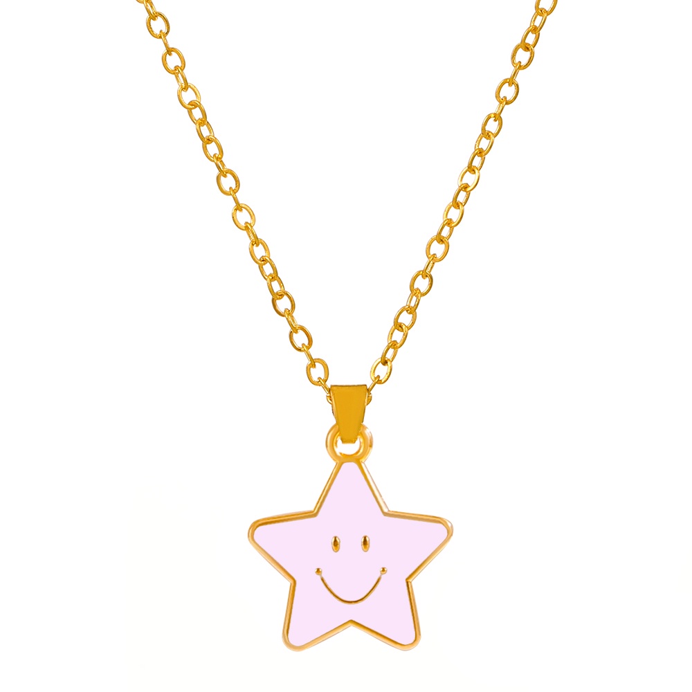 Vòng cổ Mặt Hình Gấu Phi Hành Gia Mặt Cười Ngôi Sao Ma Quỷ Hoạt Hình Ngọt Ngào