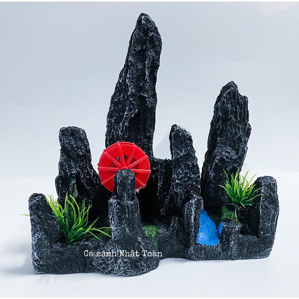 TIỂU CẢNH TRANG TRÍ HỒ CÁ NON BỘ 19X5X18CM