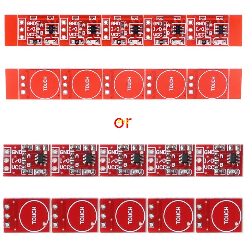 Set 5 Mô Đun Nút Cảm Ứng Điện Dung TTP223 2.5-5.5V Mới