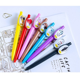 Bút bi BTS BT21 (mặt gương)