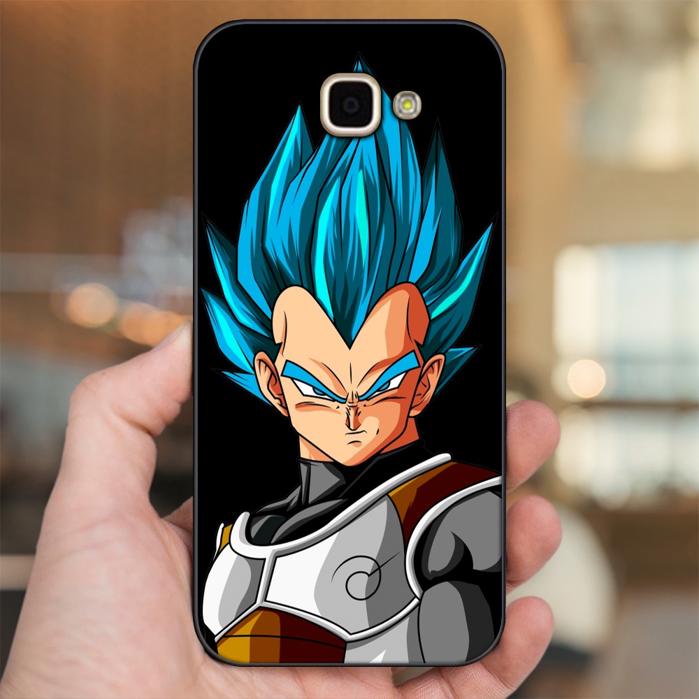 Ốp lưng Samsung A9 Pro viền đen in hình Vegeta Dragon Ball