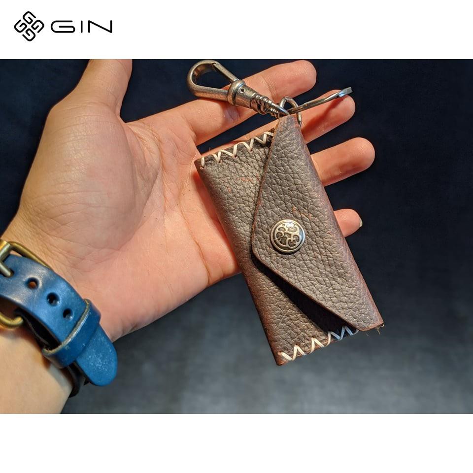 Móc Chìa Khóa từ da bò cực chất  - Gin Handmade