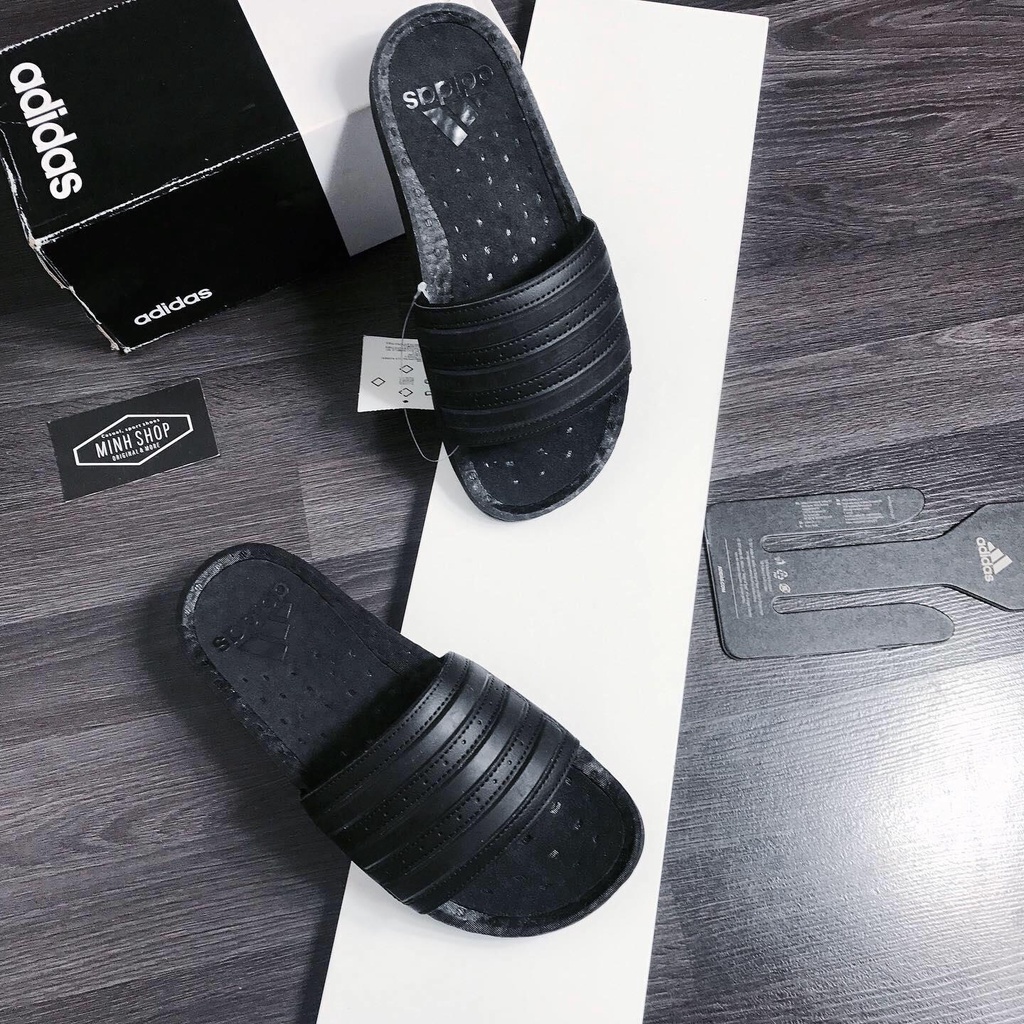 Dép Adidaass_Adilette Boost Slides All Black - 7368