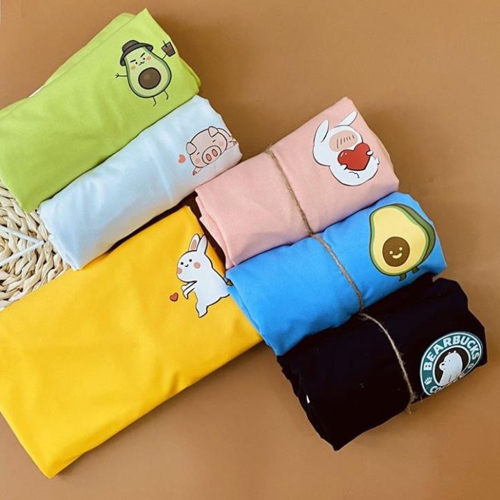 [Hàng Xịn, Gía Tốt] Áo Thun Nam Nữ Tay Ngắn Unisex Nhiều Màu In Hình Icon - Unisex - Cotton - Mã AT015