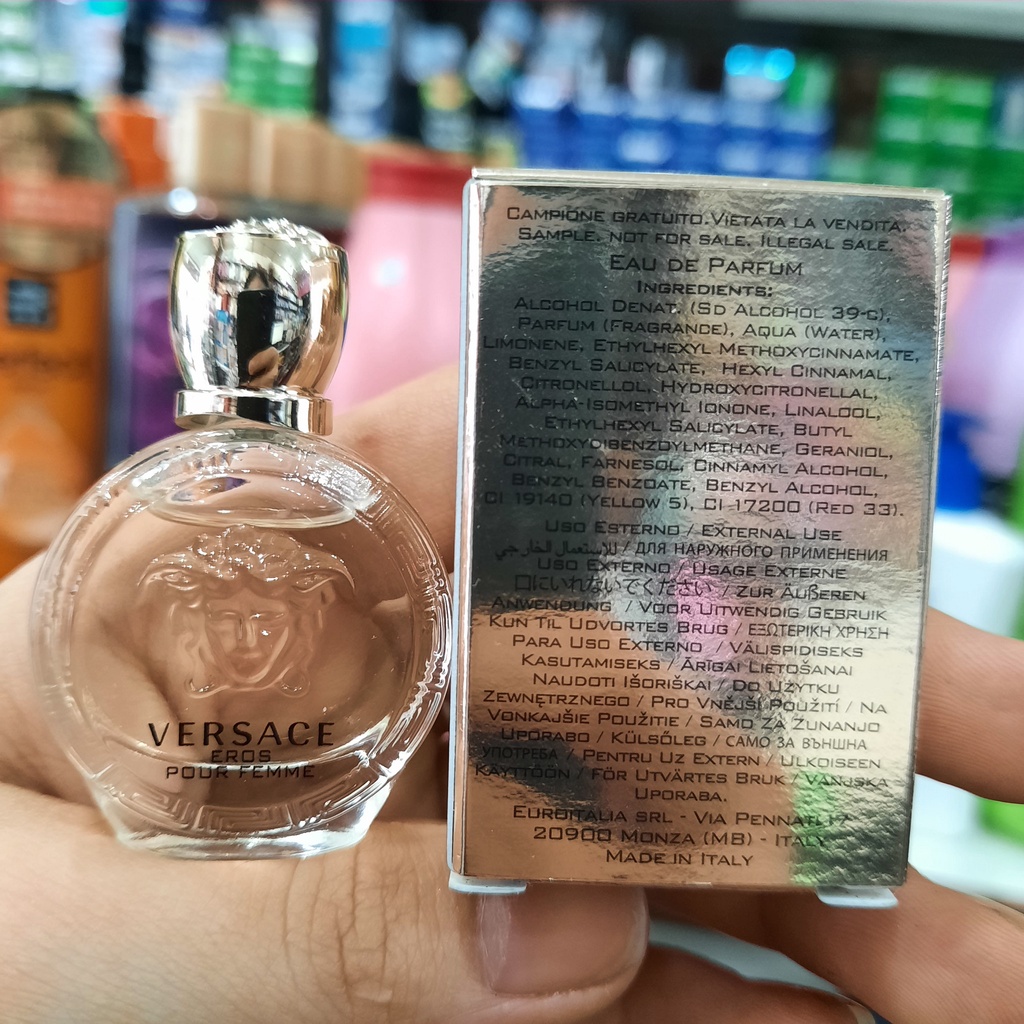 Nước Hoa Nữ Versace Eros Pour Femme EDP 5ml