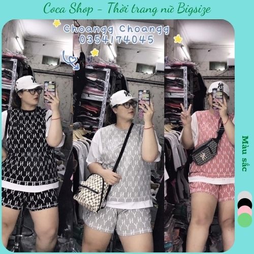 ⚡ Ảnh thật ⚡ Bộ bigsize thể thao nữ hàng loại 1 chất mát mịn không pha ni lông