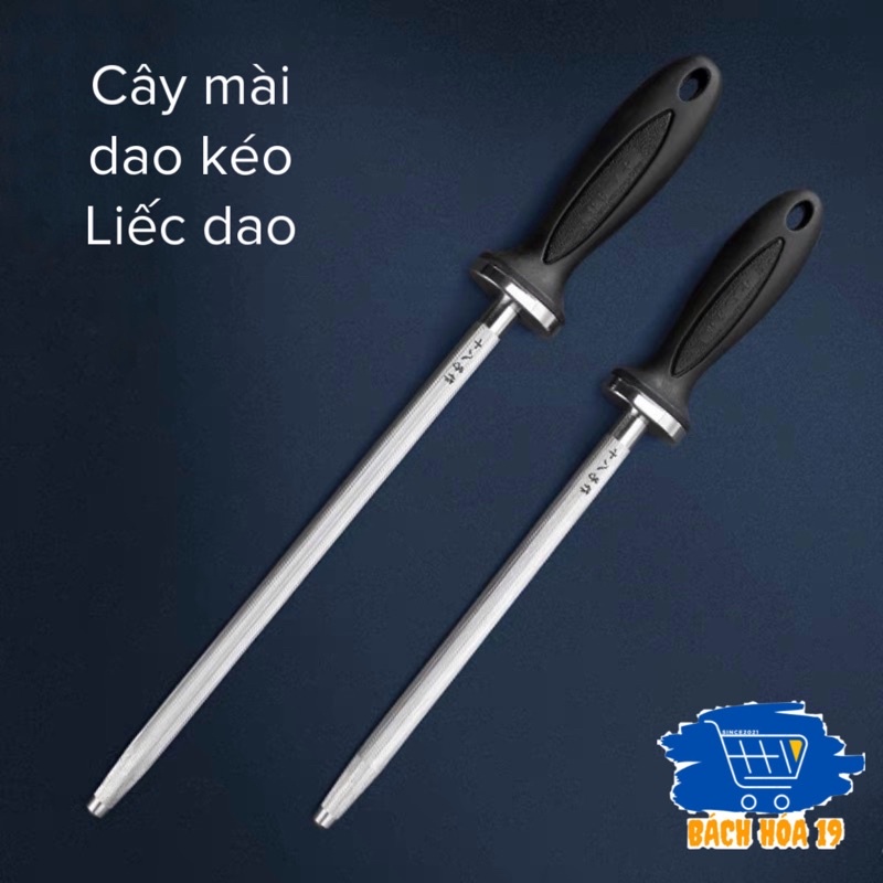 Cây mài liếc dao kéo thép cán nhựa siêu cứng các loại-ảnh thật