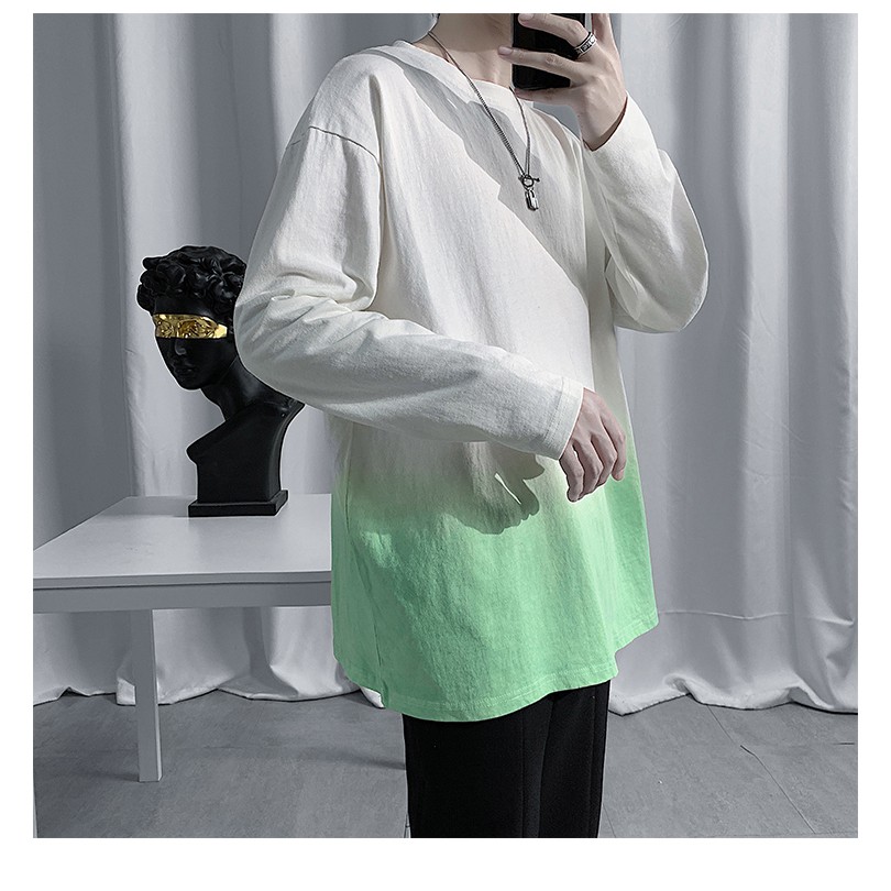 Mẫu Mới 2020 Áo Thun Dài Tay Phối Màu Gradient Cá Tính Cho Nam Phong Cách Thời Trang ZENKO TOP NAM 1000098 | BigBuy360 - bigbuy360.vn