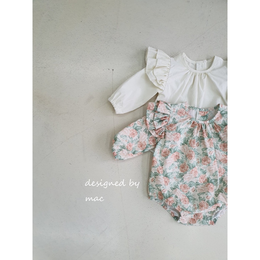 SET SUIT KÈM MŨ BONET CÁNH TIÊN MADE IN KOREA CHO BÉ GÁI