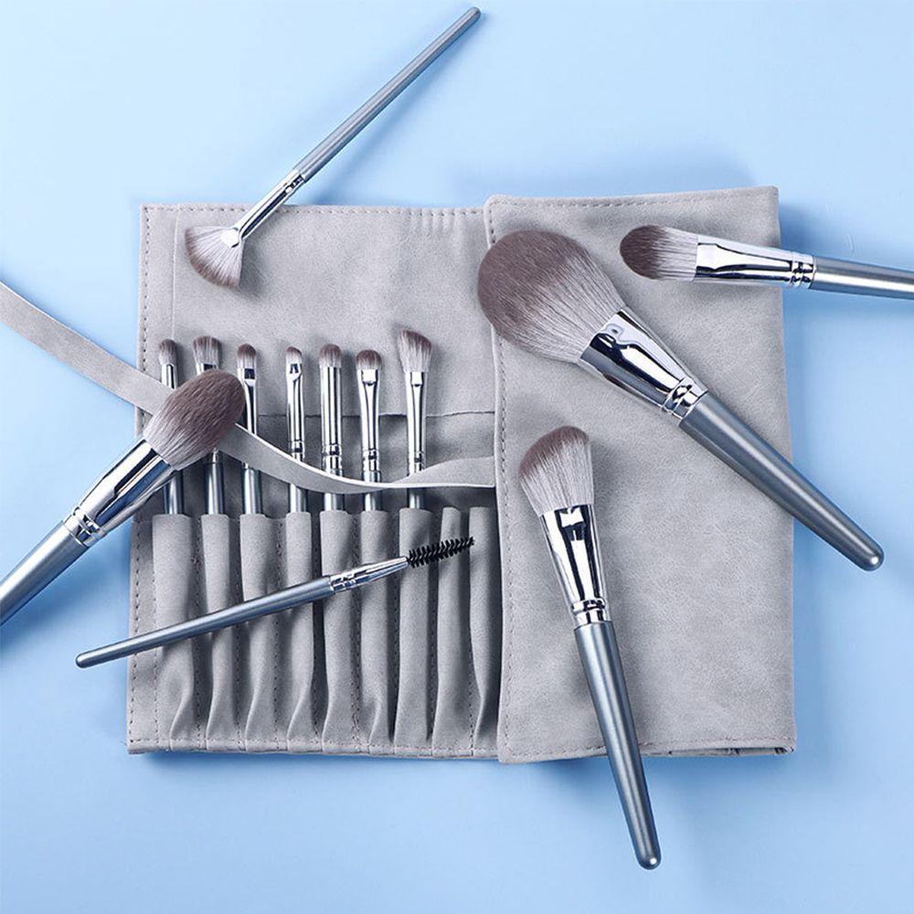 Túi Đựng Cọ Trang Điểm Có Khóa Kéo Tiện Dụng Mang Theo Du Lịch