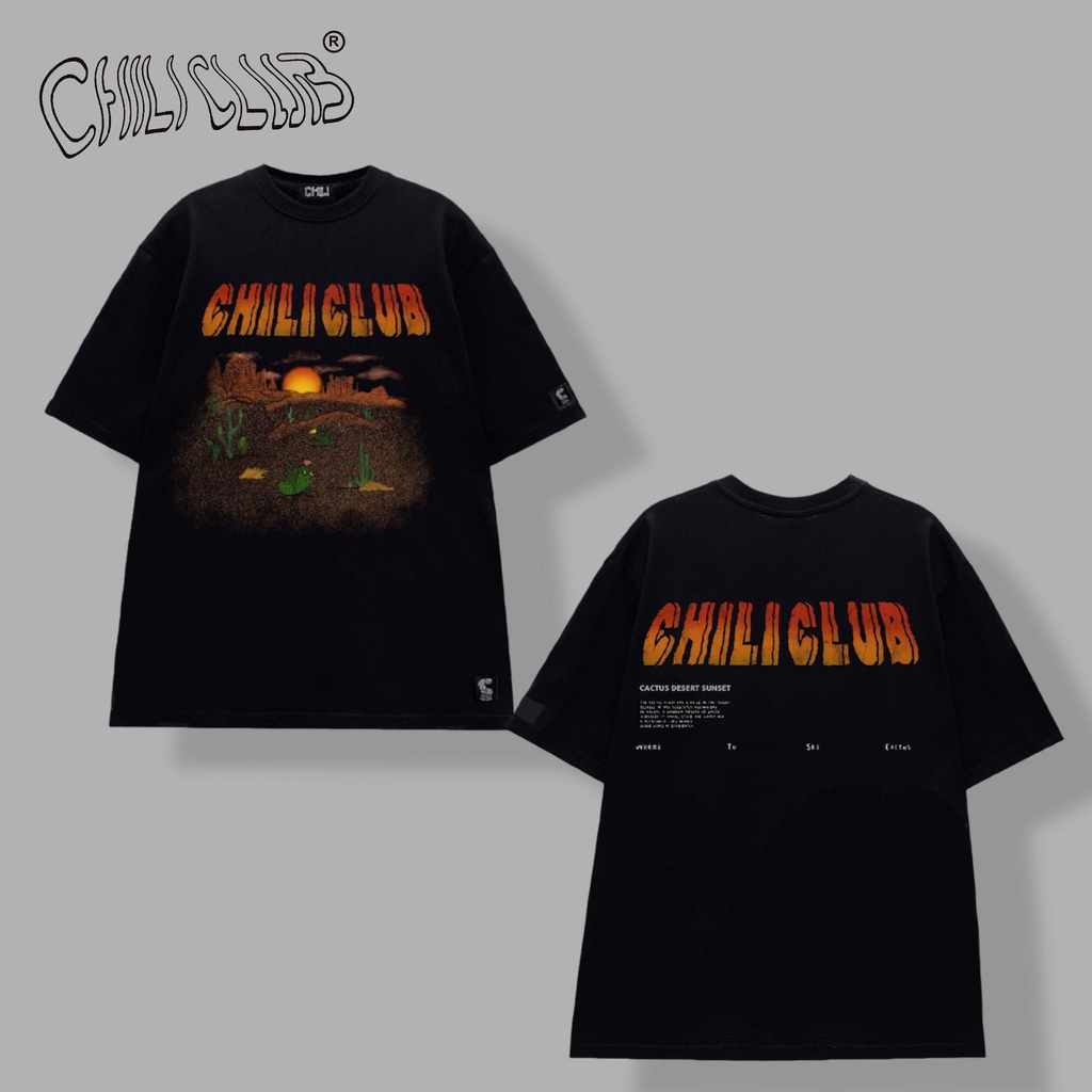 Áo Thun Cactus Desert CHILICLUB Unisex