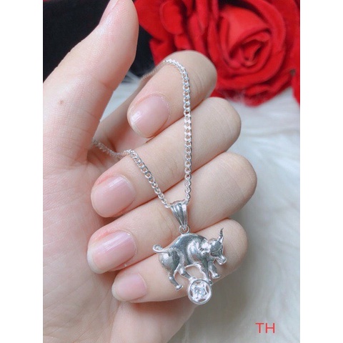 Dây chuyền mặt 12 con giáp chuẩn bạc ta cho bé - Kho sỉ bạc Nhất Linh