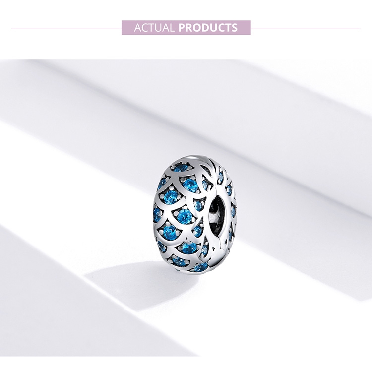 Mặt Trang Sức Bamoer Dạng Kẹp Bạc 925 Cho Vòng Tay