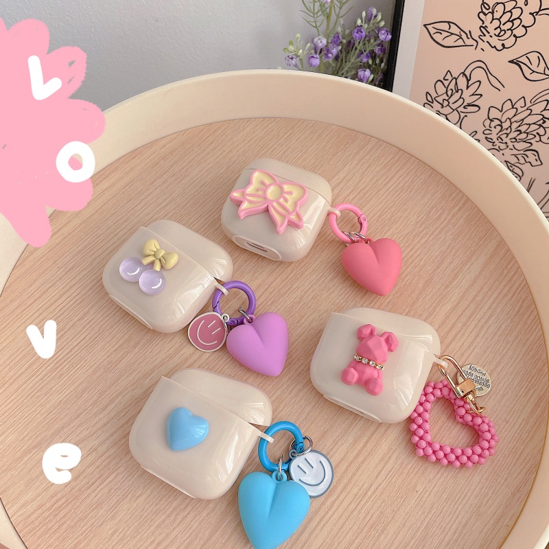 Mi Vỏ Bảo Vệ Hộp Sạc Tai Nghe Bluetooth RedMi Buds 3 Màu Be Chống Bụi / Rơi Chất Lượng Cao