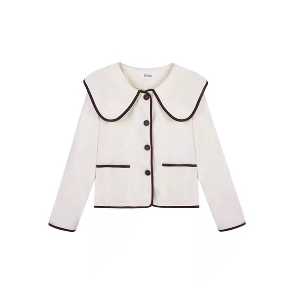 Áo khoác dáng ngắn mùa thu đông vintage