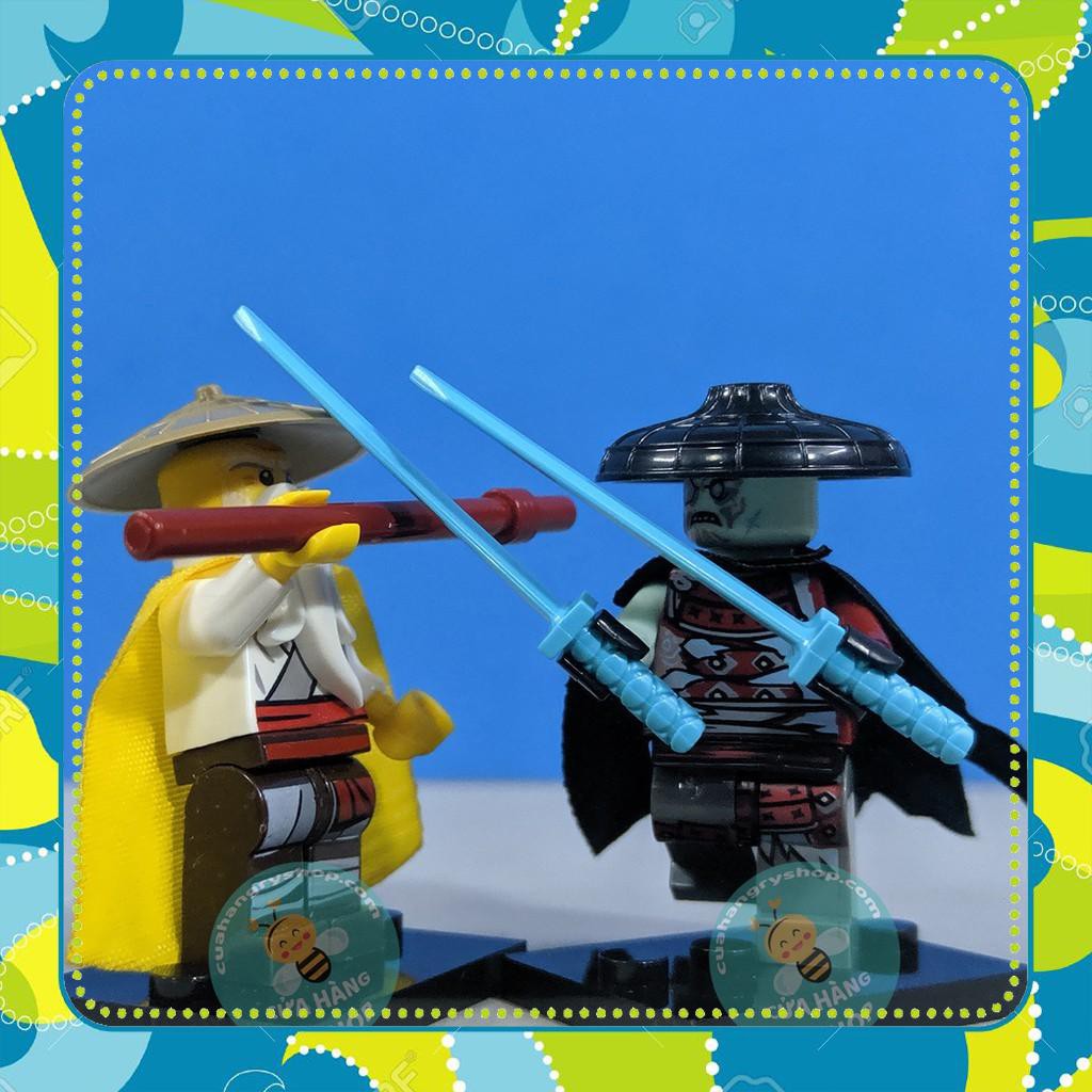 [Đồ Chơi Giá Rẻ] GA-107-114 Set 8 Nhân vật Non Lego NinjaGo Season 11 và chiến binh Băng Giá