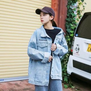 Áo khoác jeans thêu