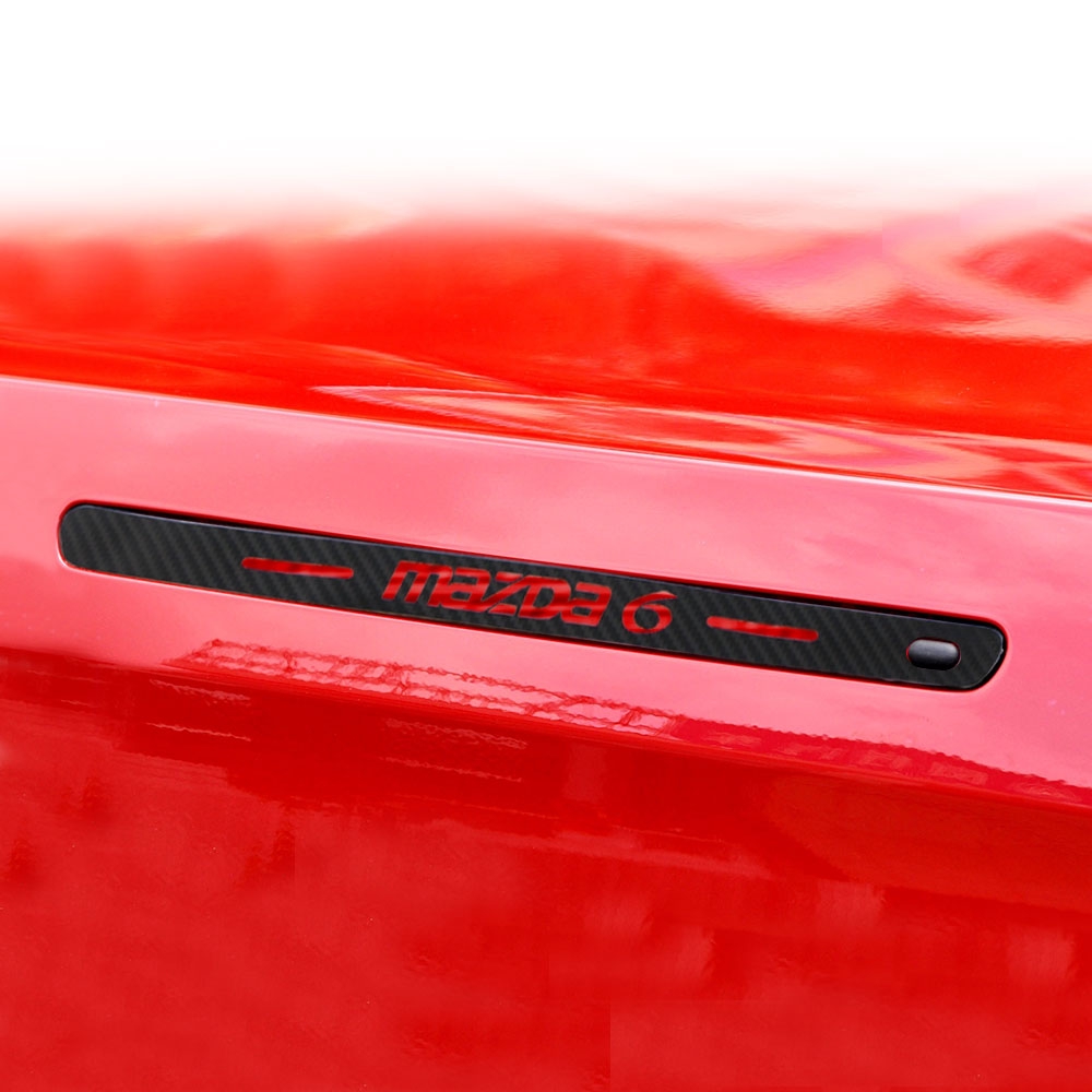 Miếng Dán Trang Trí Đèn Phanh Xe Hơi MAZDA 6 1 Bằng Sợi Carbon