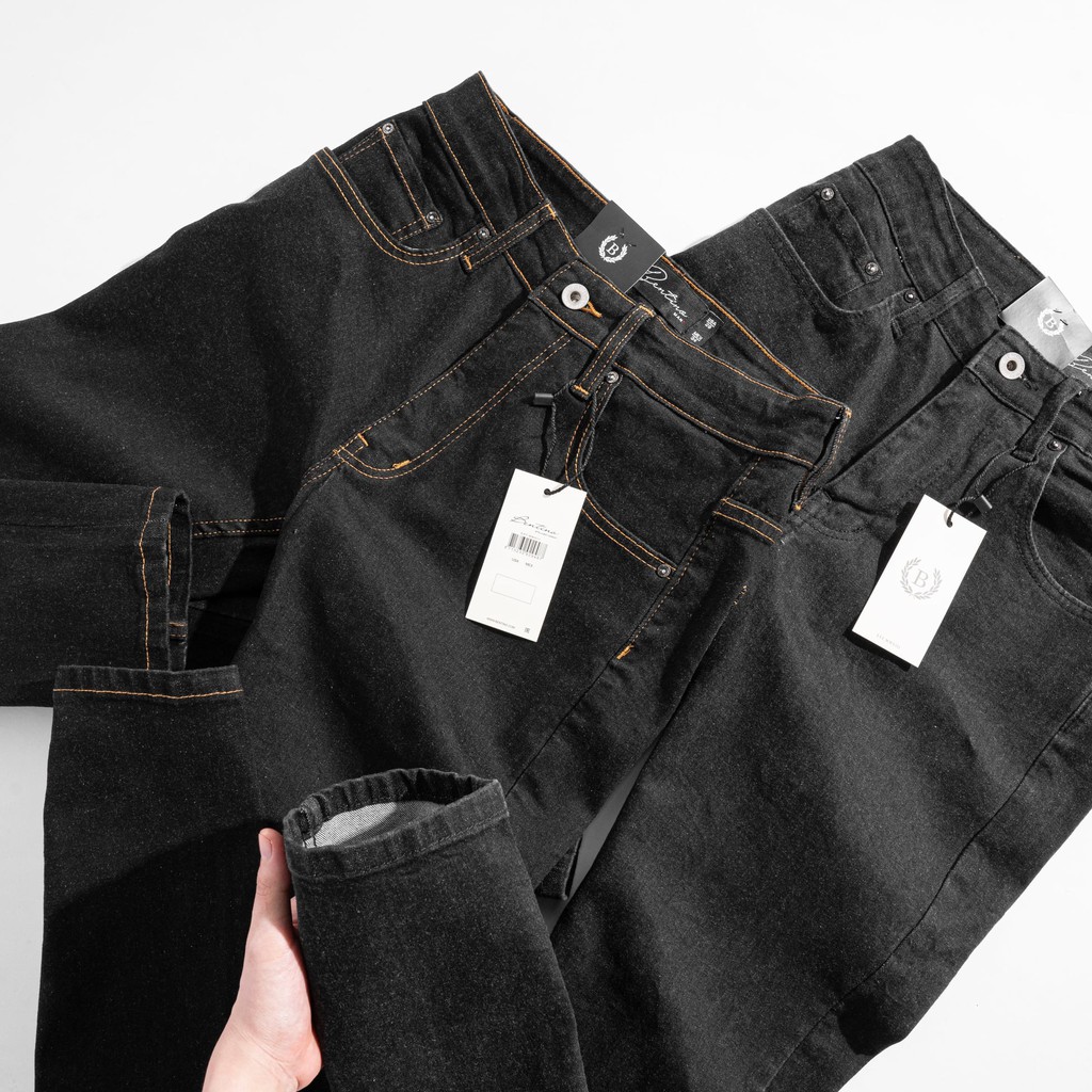 Quần jean nam Bentino chất vải dày dặn, form slimfit tôn dáng 4479