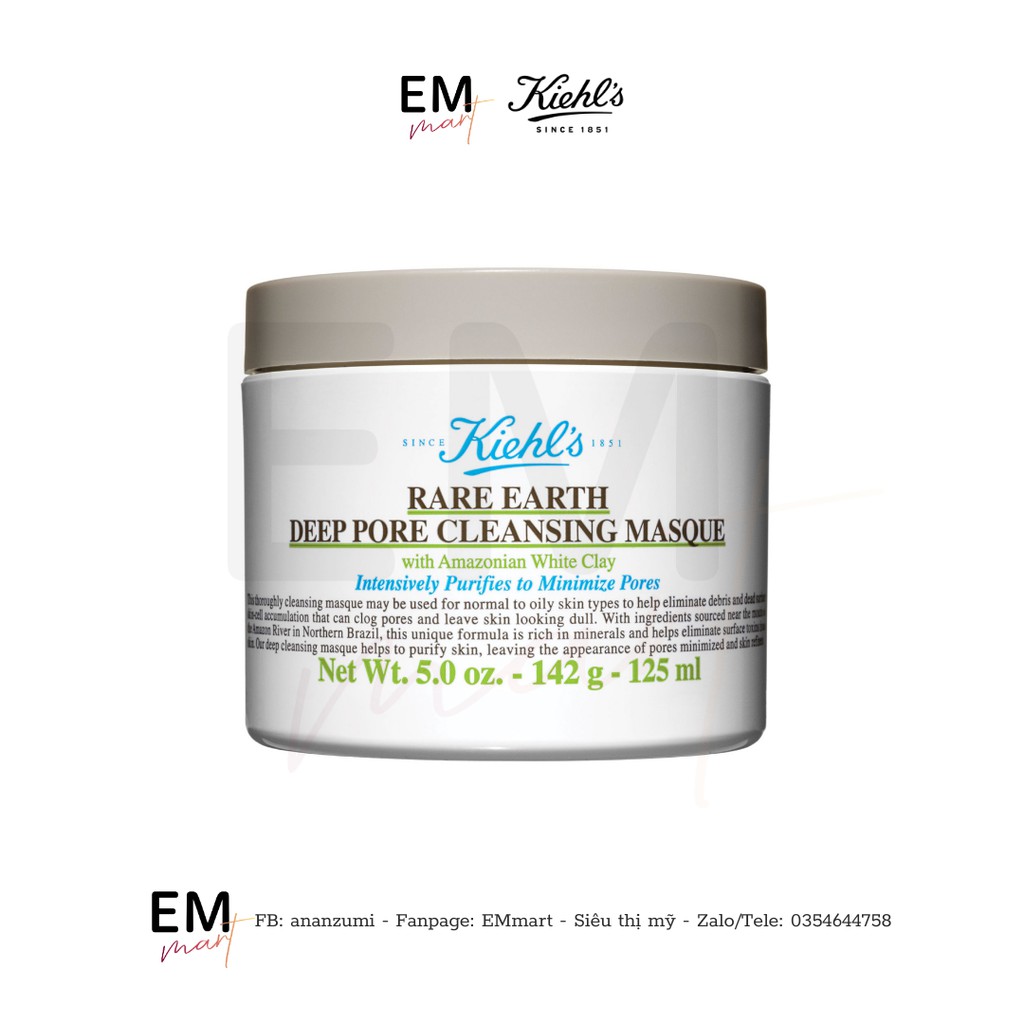 Mặt Nạ Đất Sét Rare Earth Deep Pore Cleansing Masque