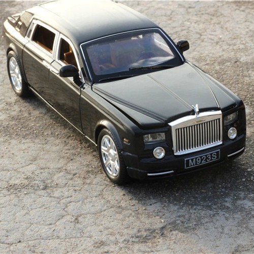 Xe mô hình Rolls-Royce tỉ lệ 1:32 màu đen Chất Liệu Hợp Kim Cao Cấp