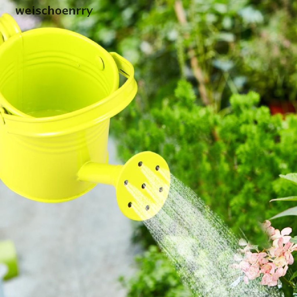 1 Bình Tưới Cây Mini Bằng Kim Loại Phong Cách Vintage