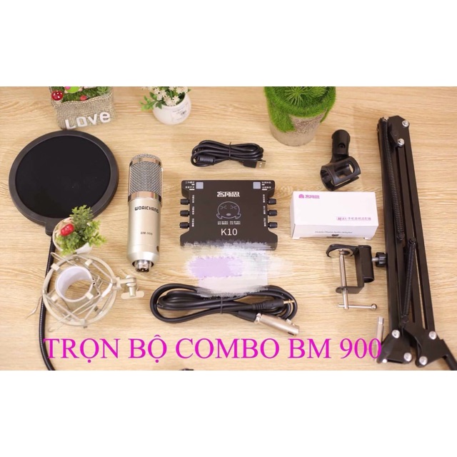 Mic thu âm hát live BM900