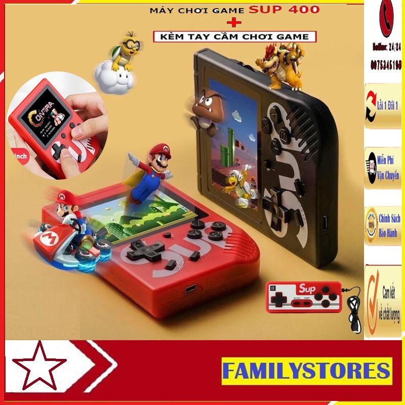 Máy Chơi Game SUP 400 in 1- Hỗ Trợ 2 Người Chơi,Có Tay Cầm