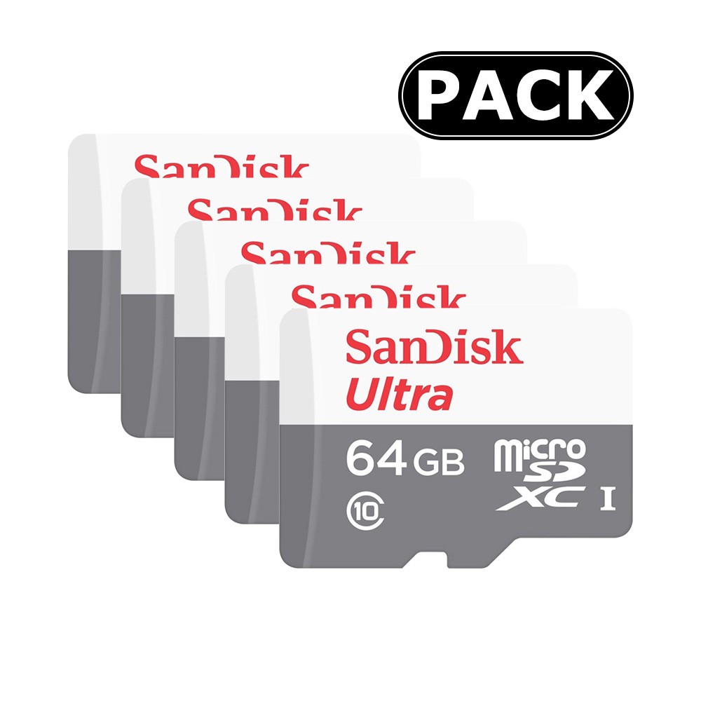 BY HSS Combo Thẻ Nhớ MicroSDXC SanDisk Ultra 64GB 100MB/s 667x SDSQUNR-064G-GN3MN