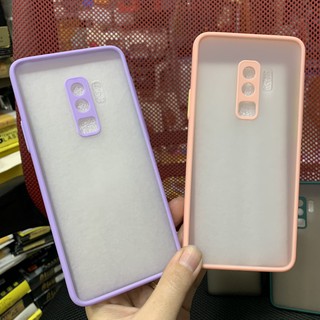 Ốp samsung S8plus, S9plus dẻo viền màu lưng nhám